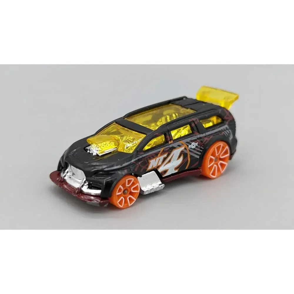 Mattel 2014 Hot Wheels Black Red Orange Nitro Tailgator 1:64 Diecast Car